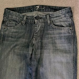 7 FOR ALL MANKIND ‘A’ POCKET BOOTCUT JEANS SIZE 26